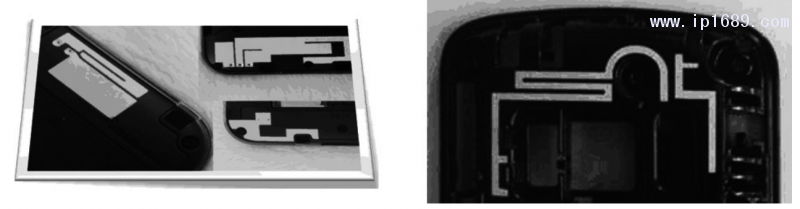 圖 3 LDS 功能塑料制備的手機天線形式案例